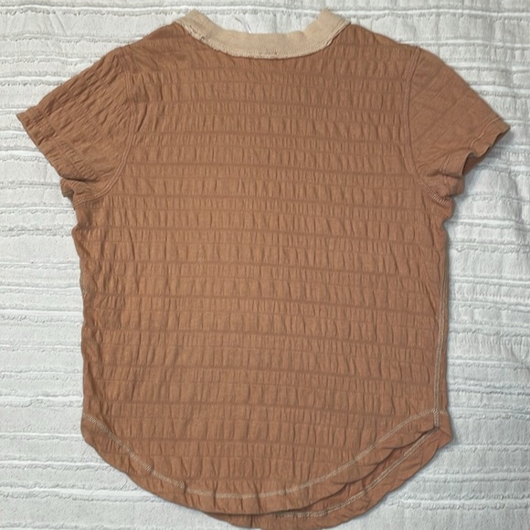 Free People cropped tee, sz XS, copper. New without tags. - Picture 4 of 5